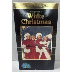 Irving Berlin's White Christmas vintage 1986 VHS special tape paramount Opened